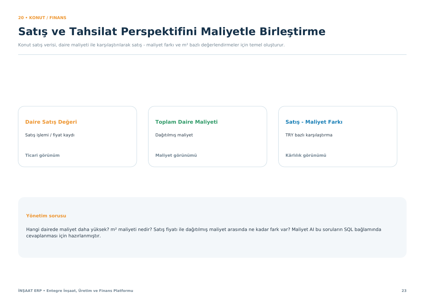 Merkezi maliyet yönetimi